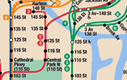 Subway Map of Brooklyn