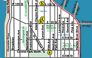 Map of Harlem from MTA